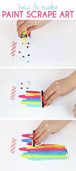 Paint Scrape Notecards Diy Art Project Idea Persia Lou Easy Crafts For Teens Diy Art Projects Diy Note Cards