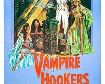 VAMPIRE HOOKERS Movie POSTER Horror Sexy Grindhouse - Etsy