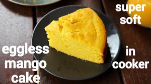 Mango Cake In Cooker Recipe Eggless Mango Cake Mango Sponge Cake Best Mango Cake Youtube