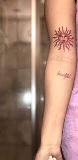 Sun Tattoo Red Ink Tattoos Sun Tattoo Sun Tattoo With Face