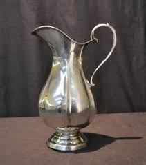 Lavorazione a mano italy floral pattern. Lot Art Lavorazione A Mano 800 Italian Silver Pitcher