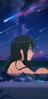 Star Bath 9 18 5 Mobile Anime Scenery Wallpaper Anime Wallpaper Anime Scenery