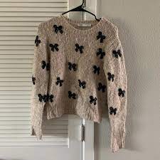 Zara bow sweater