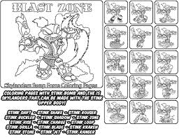 Printable Coloring Page For Kids With Skylanders Swap Force Stink Bomb And All The Different Skyl Coloring Pages Printable Coloring Pages Skylanders Swap Force
