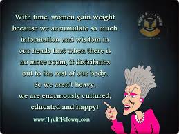 With Time Women Gain Weight Funny Losing Weight Quotes
