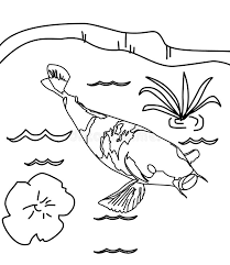 Top 25 fish coloring pages for preschoolers: Fish Coloring Page Stock Illustration Illustration Of Characters 86416574