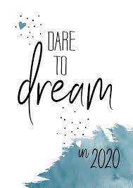 Nieuwjaar Dare To Dream In 2020 Nieuwjaarskaarten Nieuwjaar Spreuken Ansichtkaart