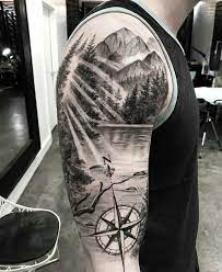 Tattoo Antebrazo Tatouage Bras Nature Tatouage De Paysage Tatouage Bras