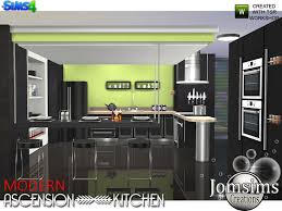 Modern kitchen by aymiassims for the sims 4. Jomsims Modern Ascension Kitchen