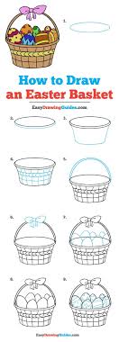 How To Draw An Easter Basket Really Easy Drawing Tutorial Basket Drawing Easter Drawings Drawing Tutorial Easy