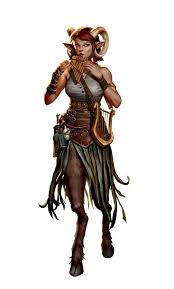 Female Satyr Fey Pathfinder 2e Pfrpg Dnd D D 3 5 5e 5th Ed D20 Fantasy Satyr Tiefling Bard Dungeons And Dragons Characters