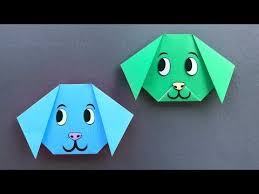 Origami Hund Basteln Mit Papier Einfaches Origami Tier Falten Fur Anfanger Youtube Hund Basteln Origami Hund Basteln Mit Papier