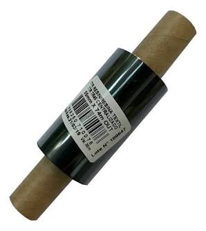 Rollo de ribbon resina textil de alta resistencia qu&iacute;mica y t&eacute;rmica., generada por IA