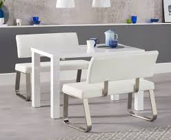 From modern and contemporary sets to a rustic feel or traditional formal tables and chairs, we offer the opportunity to customize your. 120cm White High Gloss Dining Table Bench Set Homegenies