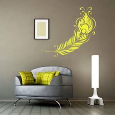 Beamer projektor leinwand wo ist die farb wiedergabe besser ??? Wandtattoo Wandaufkleber Pfauenfeder