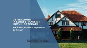 Il limite annuo di spesa agevolabile relativa al sostenimento di interessi passivi su mutui per l'erogazione dell'agevolazione è di € 4.000 annui. Detrazione Interessi Passivi Mutui Ipotecari Termini Invariati Fiscomania