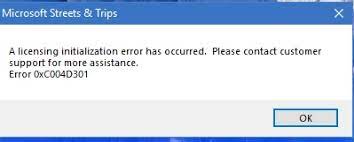 Now picture a world where the. A Licensing Initialization Error Has Occurred 0xc004d301 When Tried Microsoft Community
