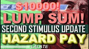 10k Check More Stimulus Hazard Pay 10000 Check Wow Second Stimulus Check Update Stimulus Package Youtube