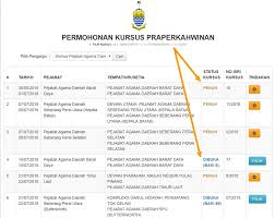 Tarikh Jadual Permohonan Kursus Kahwin Penang Myrujukan