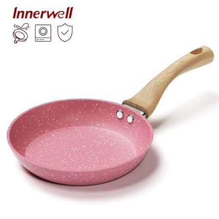 Innerwell 8 In Pink Nonstick Granite Frying Pan with Bakelite Handle -  Walmart.com