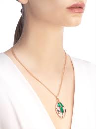 Bulgari sapphire and diamond necklace. Serpenti Necklace 356782 Bvlgari
