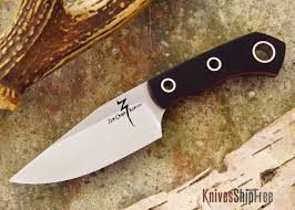 Bark River Bird And Trout Knife Zoe Crist Knives Wilderness Edc Black Canvas Micarta Red Liners