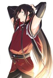 刀剣乱舞 髪を結ぶ兼さん とある審神者 とうらぶ速報 刀剣乱舞まとめブログ 髪 結ぶ 男の子 イラスト 刀剣乱舞 和泉守兼定