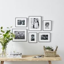 Black And White Gallery Wall Set Fine Black Small Picture Gallery Wall Set Picture Frames The White Company In 2020 With Images Picture Gallery Wall Gallery Wall Frames Gallery Wall