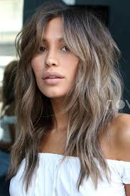 Mushroom Blonde Hair Is Everything You Need This Winter Here Are 15 Gorgeous Examples To Show Your Stylist Hair Styles Long Hair With Bangs Long Shag Haircut
