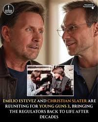 When Emilio Estevez announced that Billy the Kid would ride again in Young  Guns 3, fans of the classic Western franchise were already buzzing. But the  excitement grew even louder when news