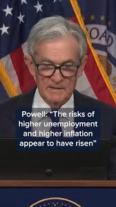 Fed Chair Jerome Powell sees the Fed policy as appropriate despite the  rising threat from President Donald Trump’s tariffs., “The risks of higher  unemployment and higher inflation appear to have ...