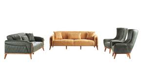 Liva Modern Koltuk Takimi Hardal Rengi In 2021 Furniture Decor Home