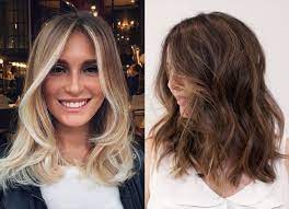 50 Medium Shoulder Length Hairstyles For Women With Female Hair Loss Baldness On Crown Of Head Ms Ful Medium Length Hair Styles Hair Styles Long Layered Hair