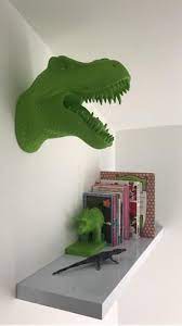 Dinosaur Head Wall Art Green Read Reviews And Buy Online At George At Asda Shop From Our Latest Dinosaur Boys Room Toddler Boys Room Boys Dinosaur Bedroom