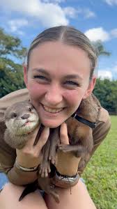 How Freaking CUTE! Wait Is That 2 or 3 Otters LMBO Come Visit Our AMAZING  Animals! Book NOW at AnimalEDventures.com