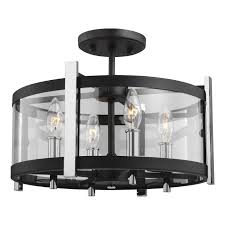 Broderick Semi Flush Ceiling Light Fixture By Feiss Sf347txb Ch