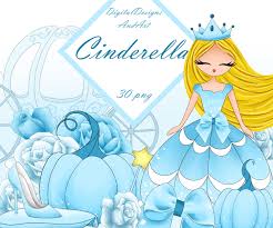 Cinderella Clipart Fairy Tale Clipart Watercolor Clipart Etsy Clip Art Cinderella Fairy Tales