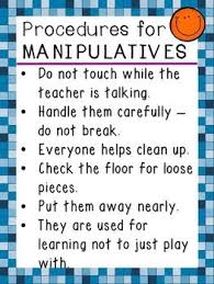 How To Use Manipulatives Poster Teaching Math Math