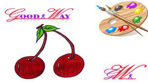 طريقة رسم وتلوين كرز how to draw a cherry jewelry washer necklace necklace