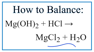 With this particular equation, i would notice that #mgcl_2# is a species which contains two chlorine atoms and that on the other. How To Balance Mg Oh 2 Hcl Mgcl2 H2o Magnesium Hydroxide Hydrochloric Acid Youtube