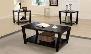 When setting a table, it's important to avoid going overboard. 3 Piece Occasional Table Set In Rich Dark Cappuccino Finish By Coaster 701510