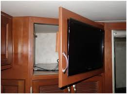 The following section will help guide you into buying this model is perfect for those small tvs in the kitchen area or bedroom of your rv as they support devices between 13 and 27 inches. Bedroom Tv Custom Fit For Any Brand Rv Wood Design