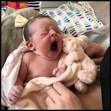 Thank heaven for little girls! Our daughter: Mila Martina Weiman Born March  21, 2019 8 lbs 19.5 Inches Katrina was more than remarkable in delivering  all by herself in the comfort of