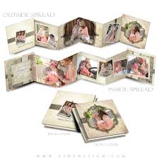 Photo Book Template 3x3 Accordion Mini Victorian Garden Photo Book Template Mini Photo Books Photo Book