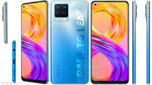 Realme 8 pro android smartphone. Realme 8 Pro Design Revealed Via Leaked Renders Ahead Of Launch