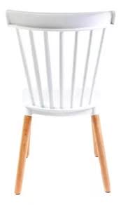 2 Uni. Cadeira Ellen Windsor Base Em Wood Escritório