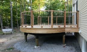 Above ground concrete post footing. 5 Types Of Deck Footings