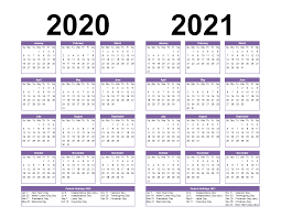 Calendar type, layout, holidays, week. Free Printable 2020 And 2021 Calendar With Holidays Pdf Word Free Printable 2020 Calendar With Holidays Calendario