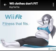 Wii clothes don't FIT KipTeiTei - iFunny