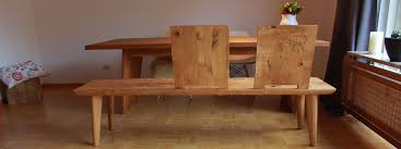 Sitzbank mit lehne leder, sie findet über all ihren einsatzort. Sitzbank Aus Massivholz Holzgespur Esstisch Nach Mass